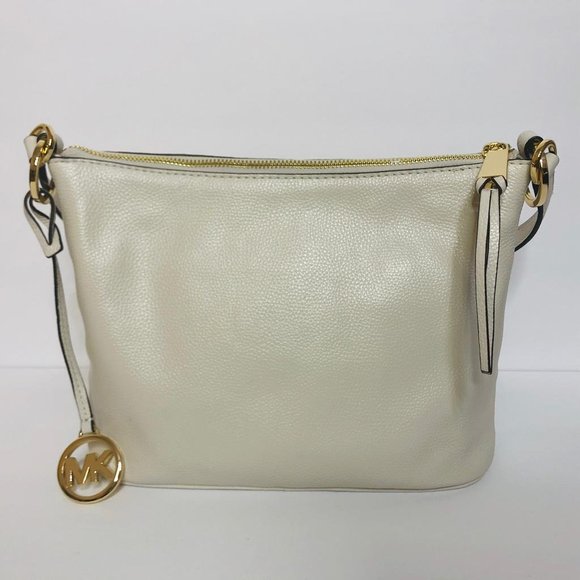 NWT Michael Kors Rhea Leather Mdm Shoulder Bag - Picture 1 of 4